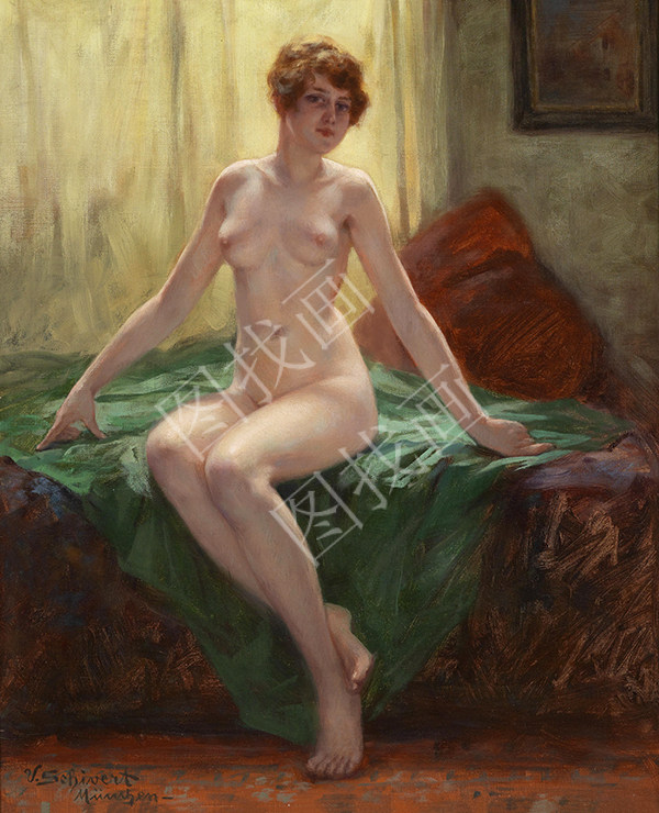 Nu dans un boudoir